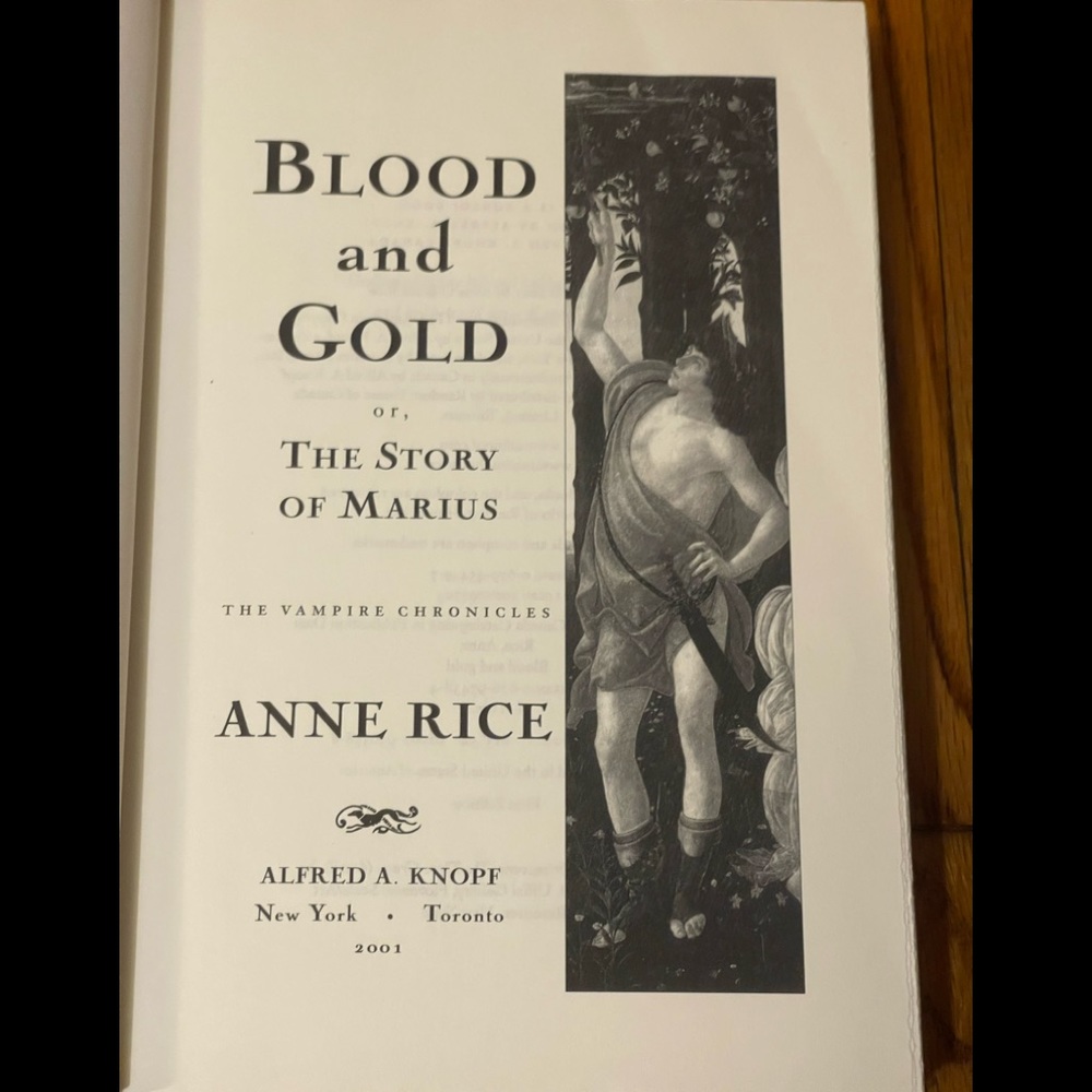 Blood & Gold - Anne Rice - Picture 2 of 4